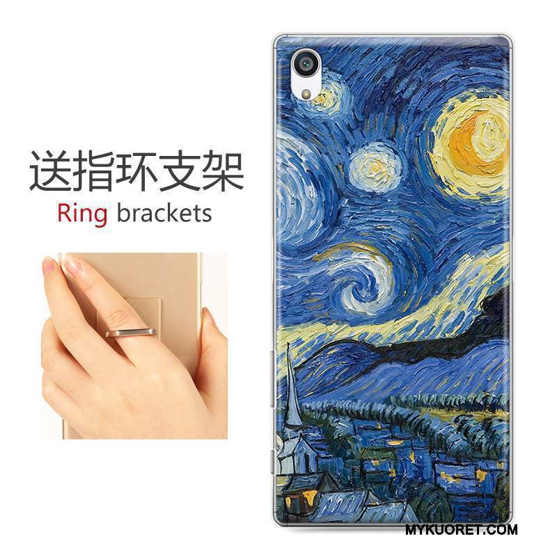 Kuori Sony Xperia Z5 Sarjakuva Puhelimen Kuoret Oranssi, Kotelo Sony Xperia Z5 Maalaus Kova