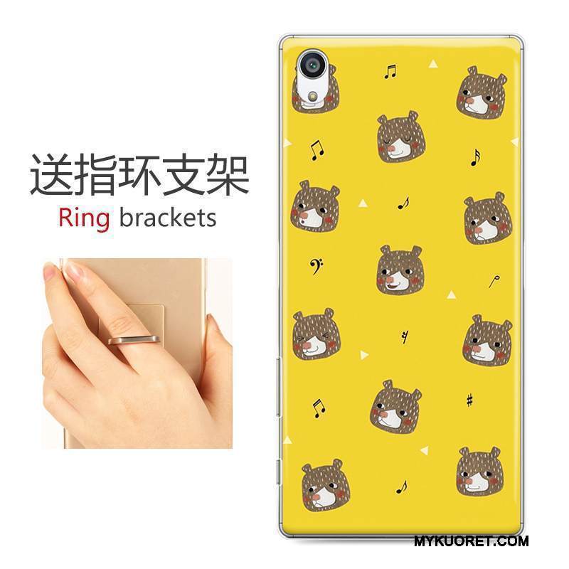 Kuori Sony Xperia Z5 Sarjakuva Puhelimen Kuoret Oranssi, Kotelo Sony Xperia Z5 Maalaus Kova