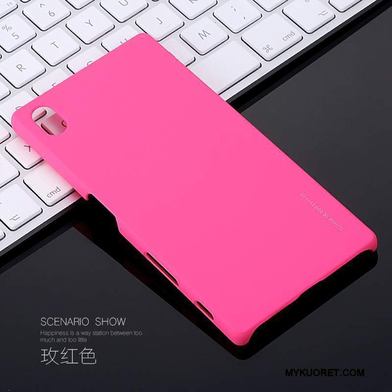 Kuori Sony Xperia Z5 Suojaus Pesty Suede Ohut, Kotelo Sony Xperia Z5 Puhelimen Kuoret Ultra