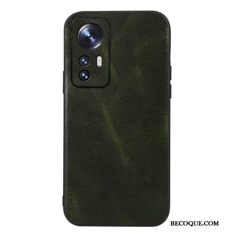 Kuori Xiaomi 12 / 12X Aitoa Nahkaa