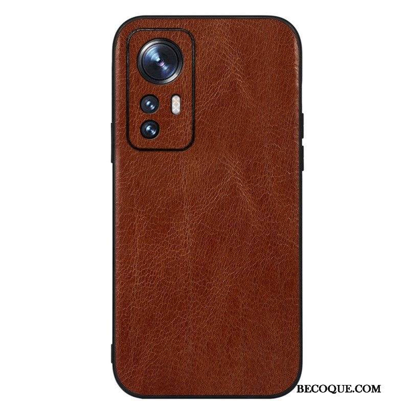 Kuori Xiaomi 12 / 12X Aitoa Nahkaa