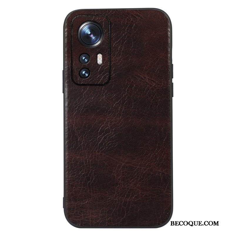 Kuori Xiaomi 12 / 12X Aitoa Nahkaa