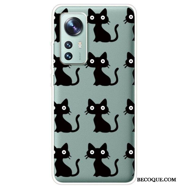 Kuori Xiaomi 12 / 12X Hauskoja Kissoja
