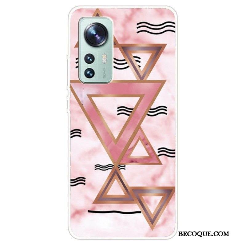 Kuori Xiaomi 12 / 12X Silikonimarmorisuunnittelu