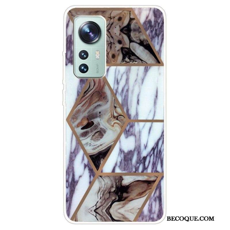 Kuori Xiaomi 12 / 12X Silikonimarmorisuunnittelu