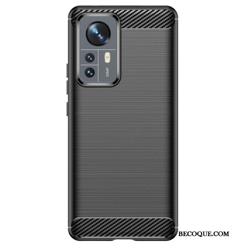 Kuori Xiaomi 12 Pro Harjattua Hiilikuitua