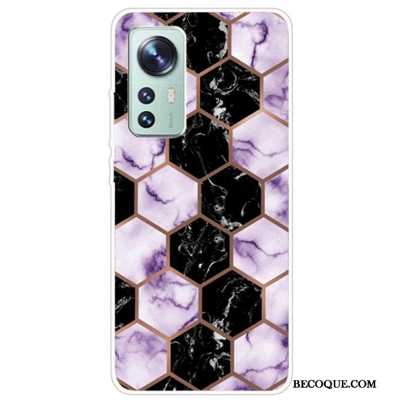 Kuori Xiaomi 12 Pro Värillinen Marmorinen Silikoni