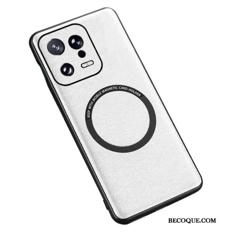Kuori Xiaomi 13 Nahkatyylinen Magsafe-yhteensopiva
