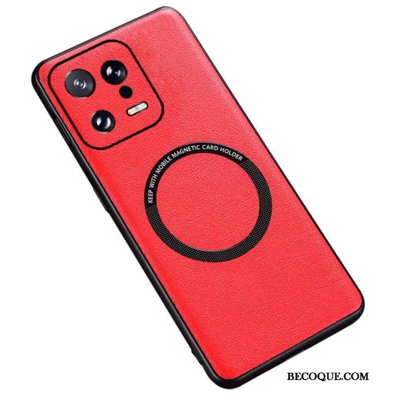 Kuori Xiaomi 13 Pro Nahkatyylinen Magsafe-yhteensopiva