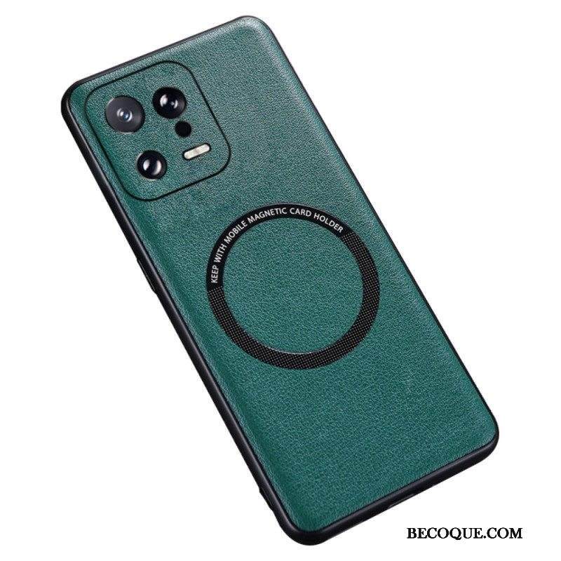 Kuori Xiaomi 13 Pro Nahkatyylinen Magsafe-yhteensopiva