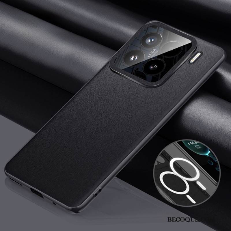 Kuori Xiaomi 15 Magsafe-yhteensopiva Nahkakuvioinen Suojakuori