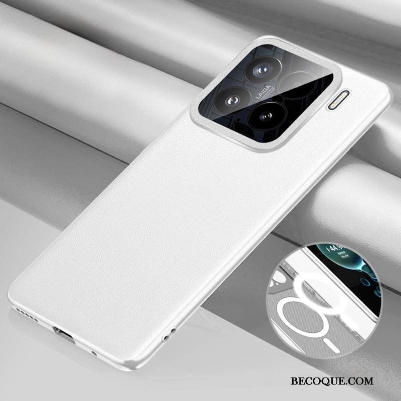 Kuori Xiaomi 15 Magsafe-yhteensopiva Nahkakuvioinen Suojakuori