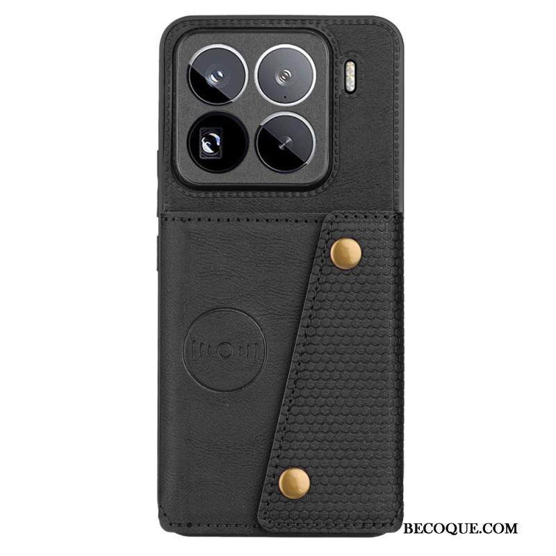 Kuori Xiaomi 15 Pro Nahkaefektikorttikotelo