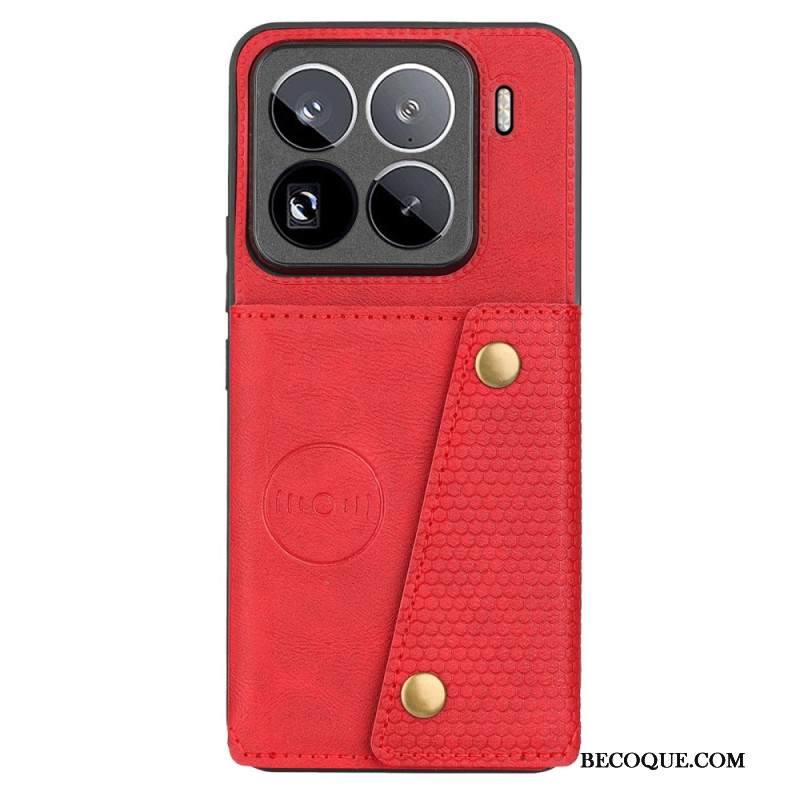 Kuori Xiaomi 15 Pro Nahkaefektikorttikotelo