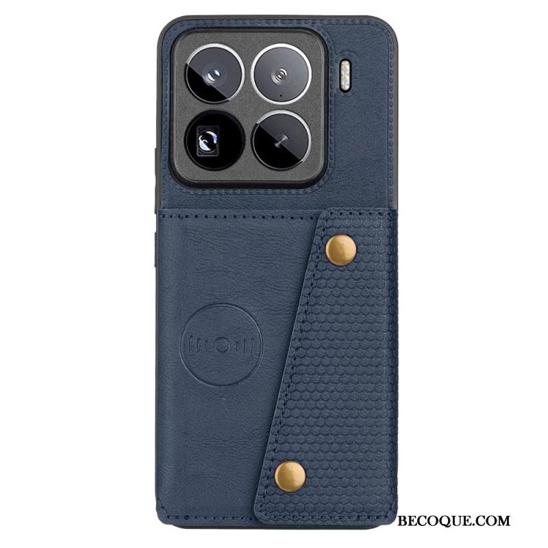 Kuori Xiaomi 15 Pro Nahkaefektikorttikotelo