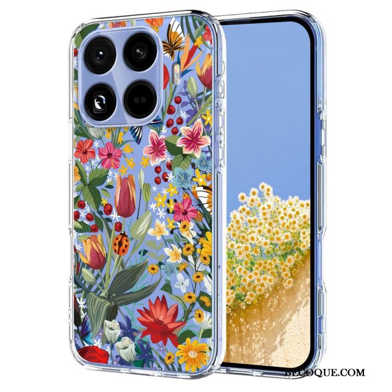 Kuori Xiaomi 15t Pro Läpinäkyvä Kukkakuvio