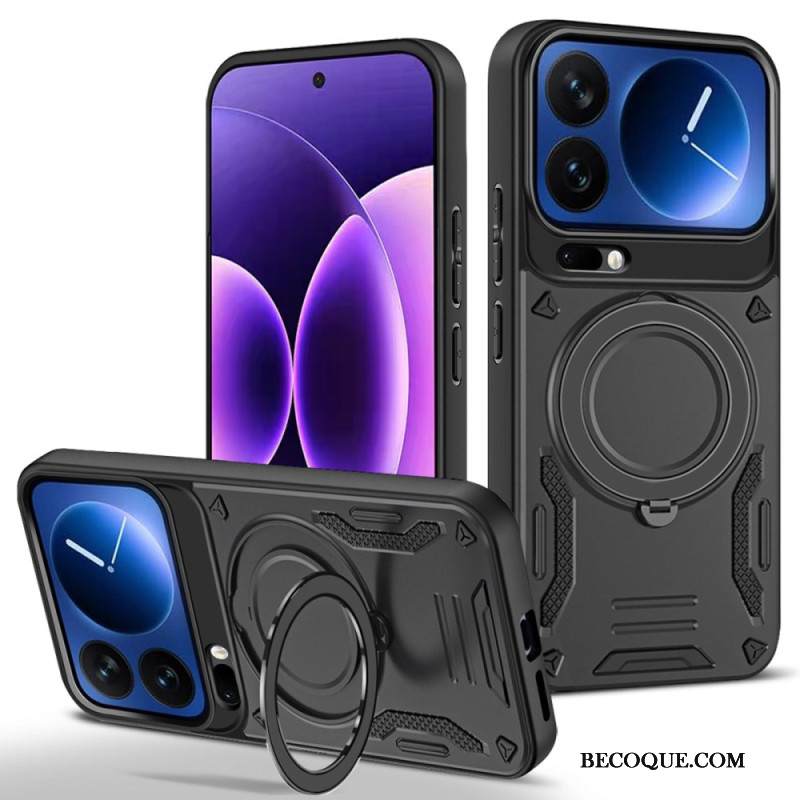 Kuori Xiaomi 17 Pro Magneettinen Suljin Pyörivällä Jalustalla Suojakuori