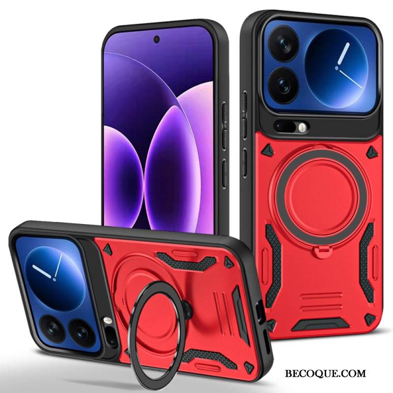 Kuori Xiaomi 17 Pro Magneettinen Suljin Pyörivällä Jalustalla Suojakuori