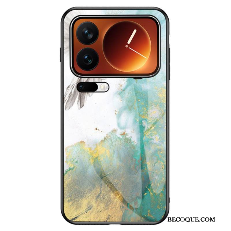 Kuori Xiaomi 17 Pro Max Karkaistua Lasia Marmorikuvio Suojakuori