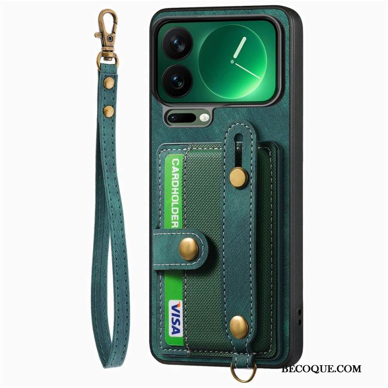 Kuori Xiaomi 17 Pro Max Korttikotelo Ja Tukijalka