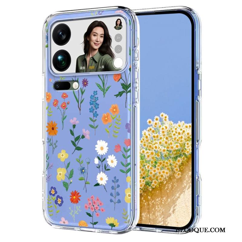 Kuori Xiaomi 17 Pro Max Perhosia Ja Kukkia