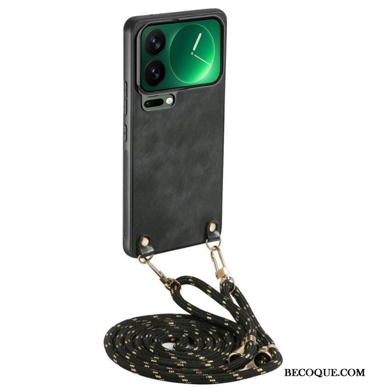 Kuori Xiaomi 17 Pro Retro-keinonahka Suojakuori