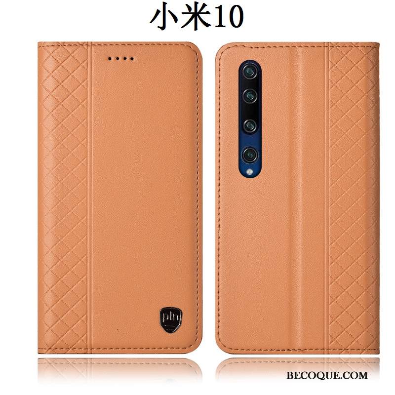 Kuori Xiaomi Mi 10 Laukut Puhelimen Kuoret Punainen, Kotelo Xiaomi Mi 10 Nahka Murtumaton Pieni