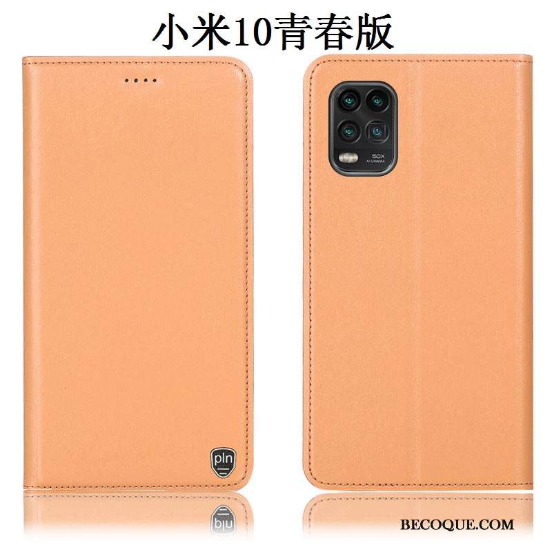 Kuori Xiaomi Mi 10 Lite Kuoret Puhelimen Kuoret Keltainen, Kotelo Xiaomi Mi 10 Lite Suojaus Murtumaton Nuoret