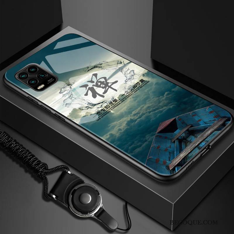 Kuori Xiaomi Mi 10 Lite Luova Net Red Valkoinen, Kotelo Xiaomi Mi 10 Lite Laukut Nuoret Murtumaton