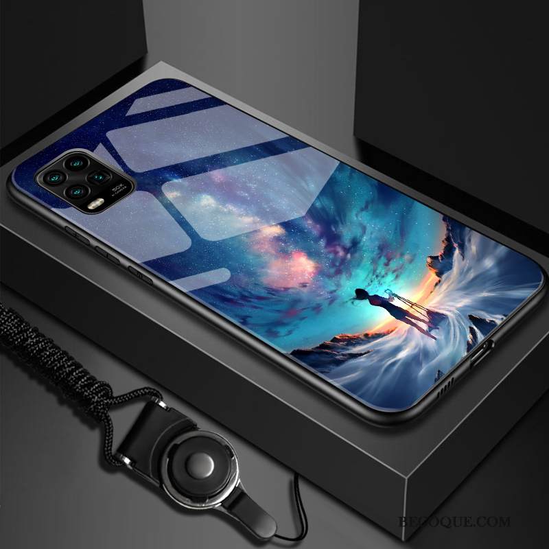 Kuori Xiaomi Mi 10 Lite Luova Net Red Valkoinen, Kotelo Xiaomi Mi 10 Lite Laukut Nuoret Murtumaton