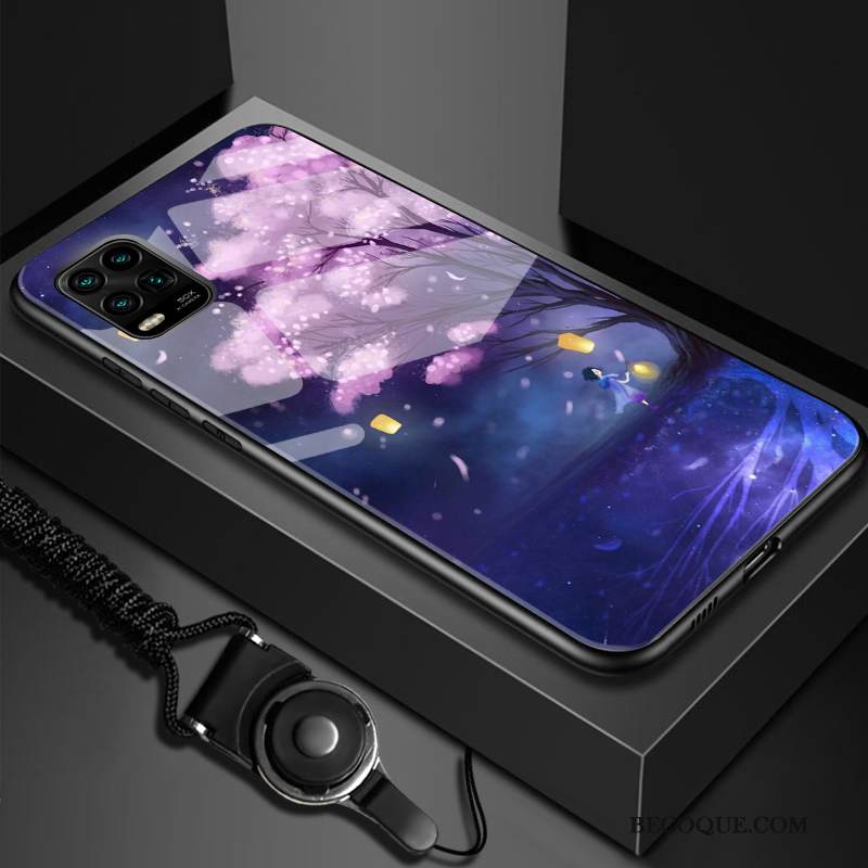 Kuori Xiaomi Mi 10 Lite Luova Net Red Valkoinen, Kotelo Xiaomi Mi 10 Lite Laukut Nuoret Murtumaton