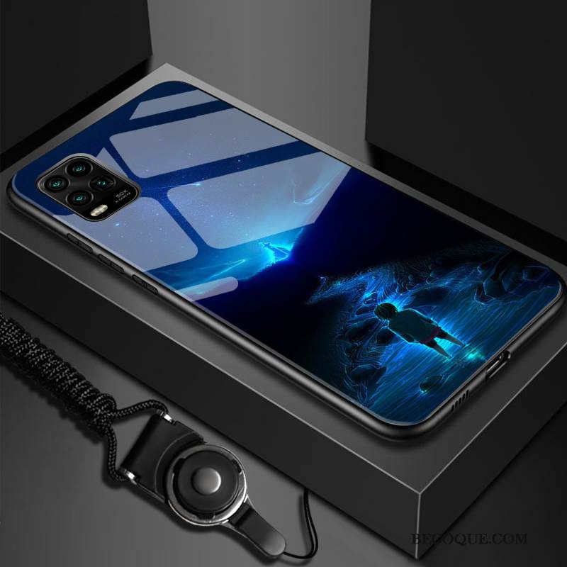 Kuori Xiaomi Mi 10 Lite Luova Net Red Valkoinen, Kotelo Xiaomi Mi 10 Lite Laukut Nuoret Murtumaton