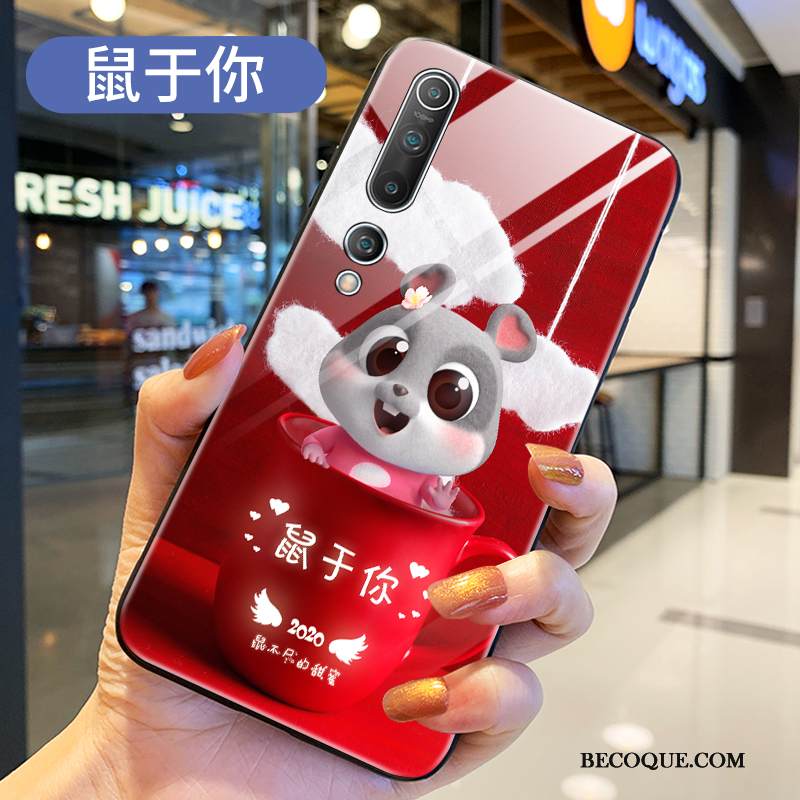 Kuori Xiaomi Mi 10 Luova Ihana Uusi, Kotelo Xiaomi Mi 10 Sarjakuva Karkaisu Puhelimen Kuoret