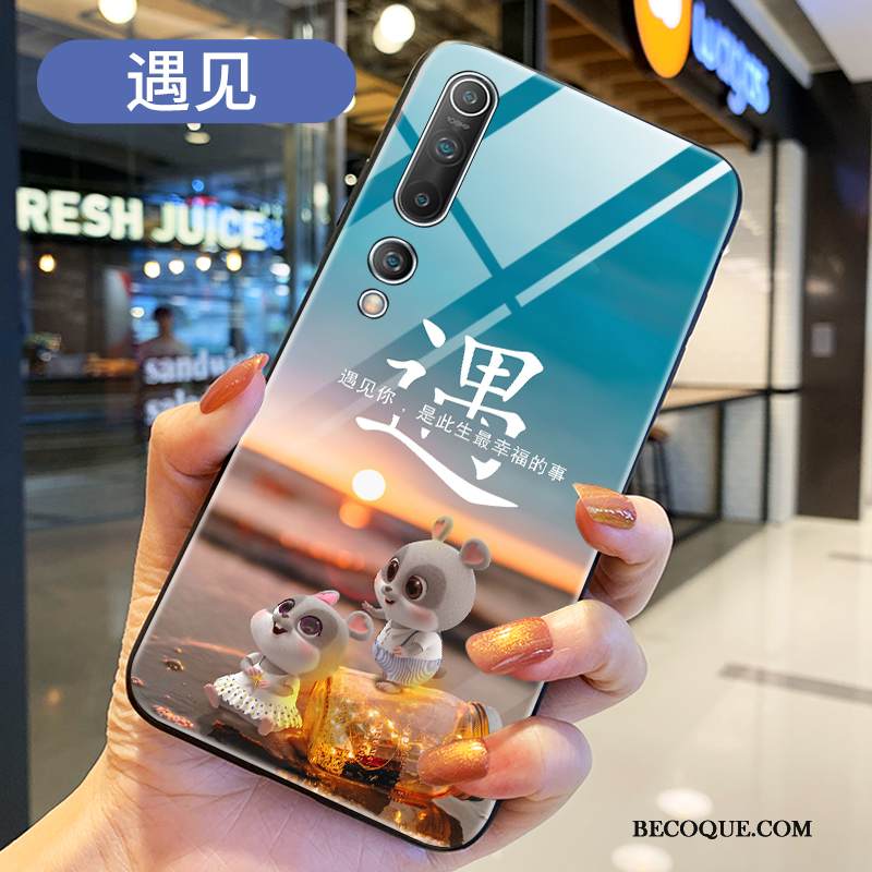 Kuori Xiaomi Mi 10 Luova Ihana Uusi, Kotelo Xiaomi Mi 10 Sarjakuva Karkaisu Puhelimen Kuoret