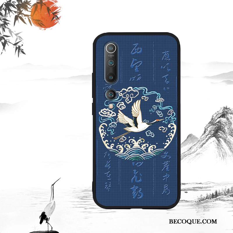 Kuori Xiaomi Mi 10 Luova Puhelimen Kuoret Pieni, Kotelo Xiaomi Mi 10 Silikoni Persoonallisuus Kiinalainen Tyyli