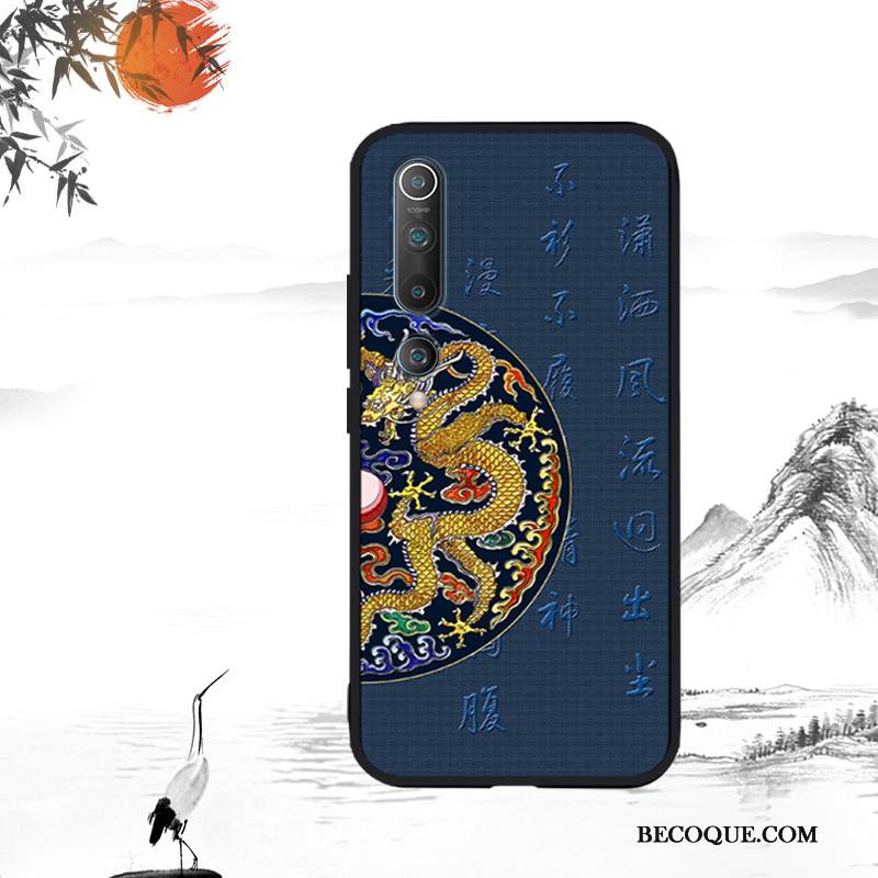 Kuori Xiaomi Mi 10 Luova Puhelimen Kuoret Pieni, Kotelo Xiaomi Mi 10 Silikoni Persoonallisuus Kiinalainen Tyyli