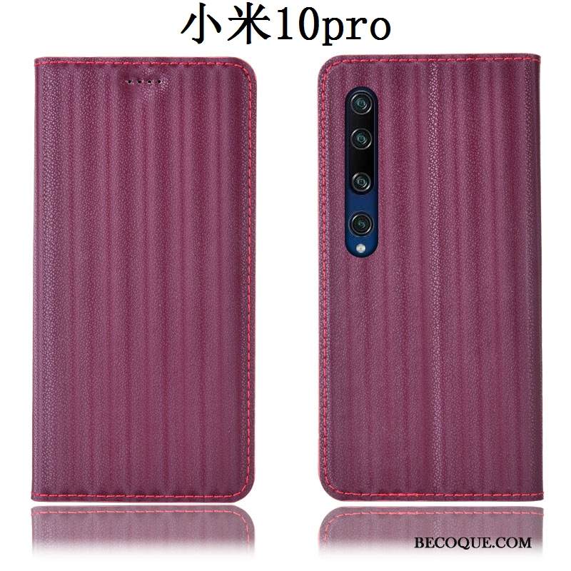 Kuori Xiaomi Mi 10 Pro Laukut Sininen Kaltevuus, Kotelo Xiaomi Mi 10 Pro Nahka Murtumaton Pieni