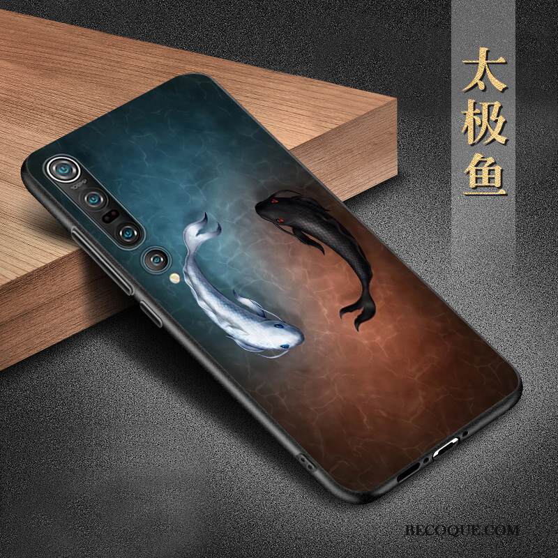 Kuori Xiaomi Mi 10 Pro Silikoni Trendi Murtumaton, Kotelo Xiaomi Mi 10 Pro Suojaus Pesty Suede Puhelimen Kuoret