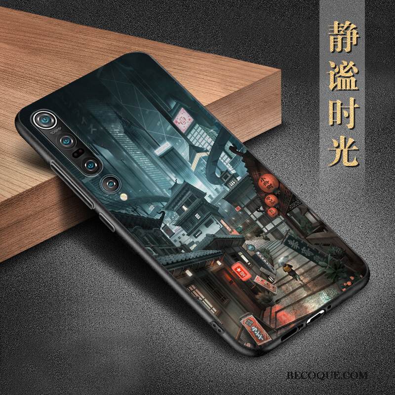 Kuori Xiaomi Mi 10 Pro Silikoni Trendi Murtumaton, Kotelo Xiaomi Mi 10 Pro Suojaus Pesty Suede Puhelimen Kuoret
