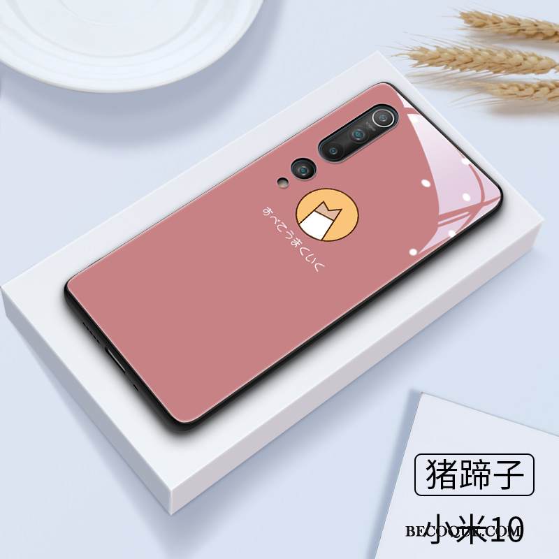 Kuori Xiaomi Mi 10 Sarjakuva Tide-brändi Net Red, Kotelo Xiaomi Mi 10 Pehmeä Neste Tuuli Ihana