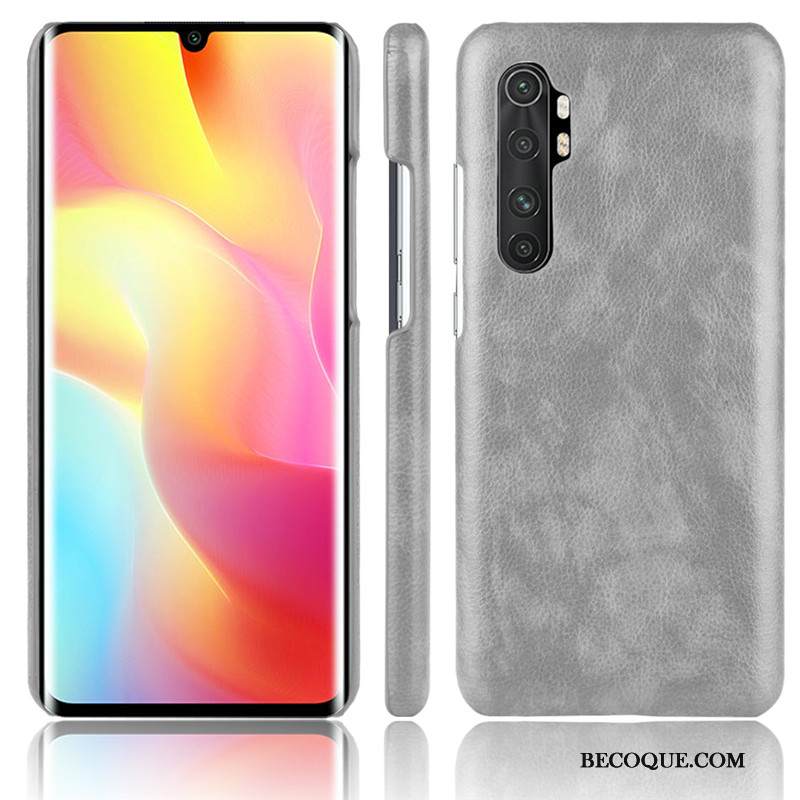 Kuori Xiaomi Mi Note 10 Lite Nahka Pieni Kukkakuvio, Kotelo Xiaomi Mi Note 10 Lite Suojaus Litsi Sininen
