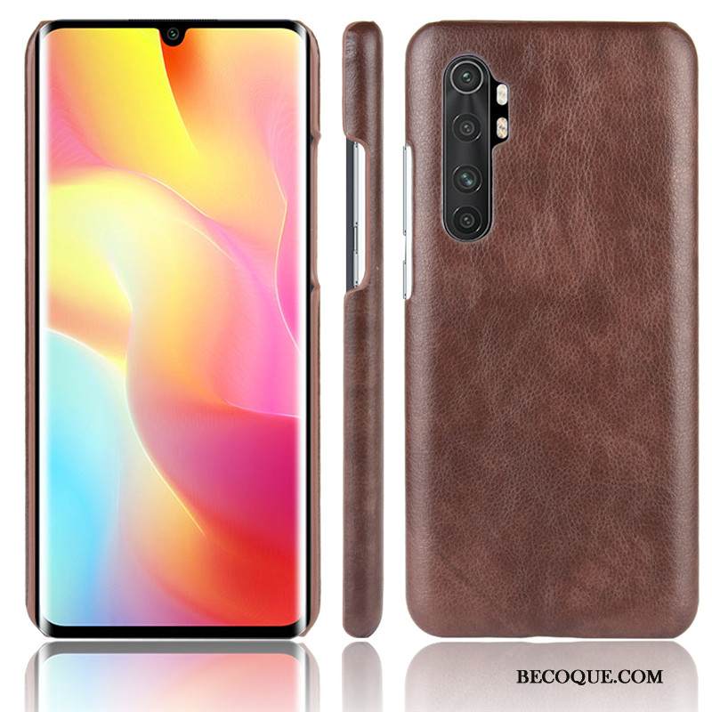 Kuori Xiaomi Mi Note 10 Lite Nahka Pieni Kukkakuvio, Kotelo Xiaomi Mi Note 10 Lite Suojaus Litsi Sininen
