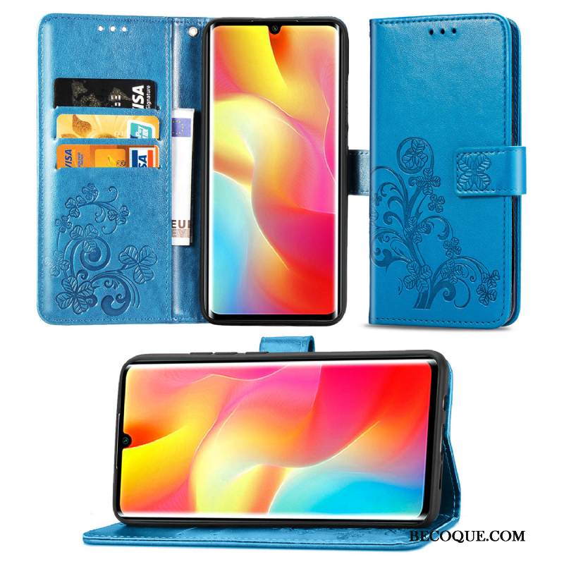 Kuori Xiaomi Mi Note 10 Lite Nahka Puhelimen Kuoret Punainen, Kotelo Xiaomi Mi Note 10 Lite Kuoret Pieni Nuoret