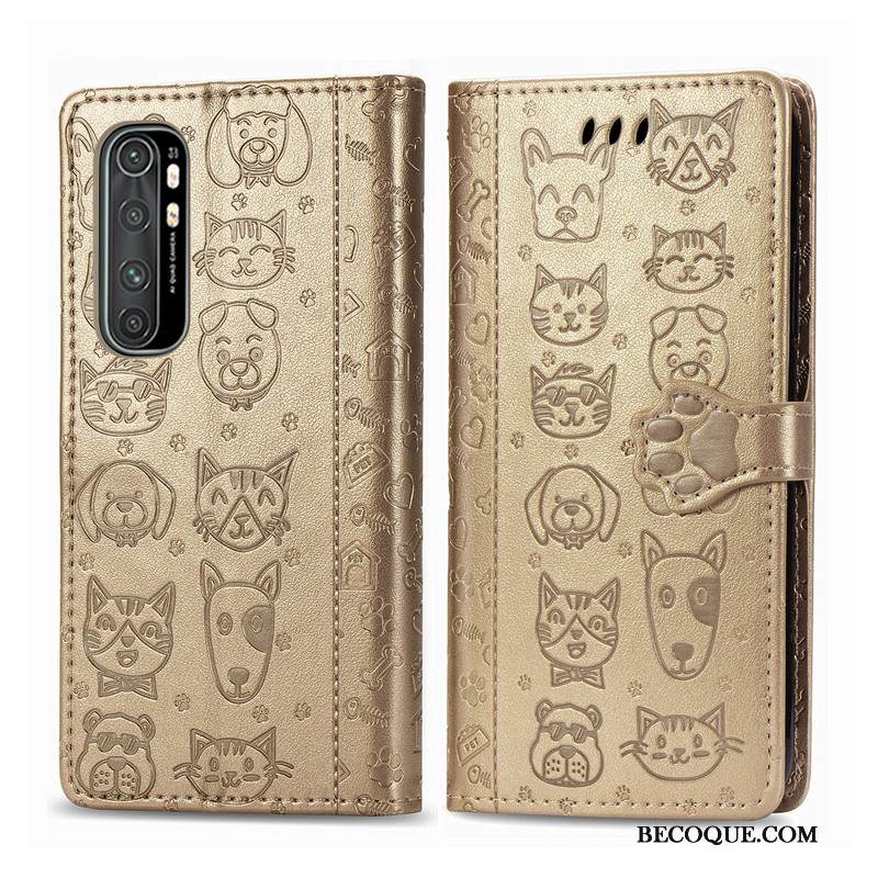 Kuori Xiaomi Mi Note 10 Lite Suojaus Violetti Nuoret, Kotelo Xiaomi Mi Note 10 Lite Kohokuviointi Ripustettavat Koristeet Koira