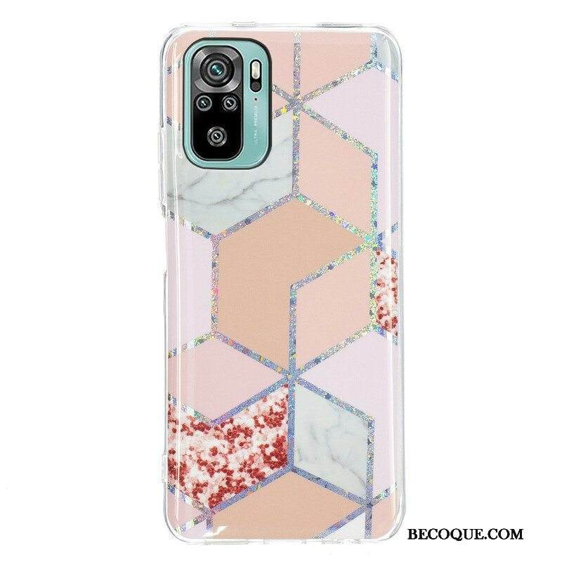 Kuori Xiaomi Redmi Note 10 / 10S Marble Geometry