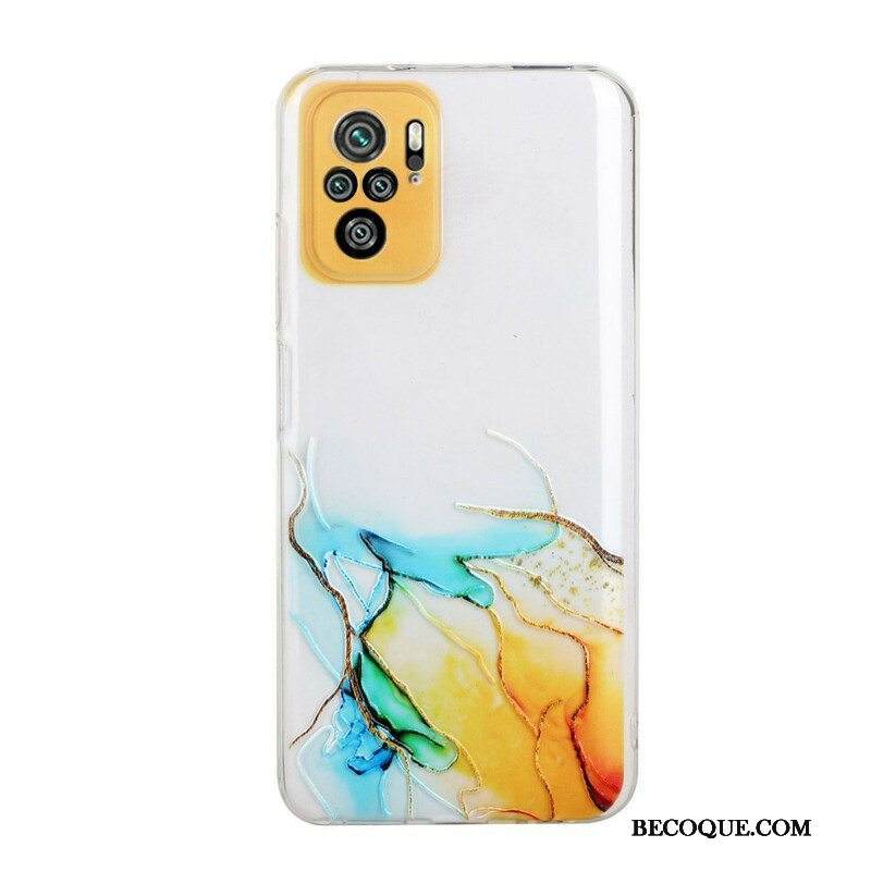 Kuori Xiaomi Redmi Note 10 / 10S Silikonimarmoriefekti