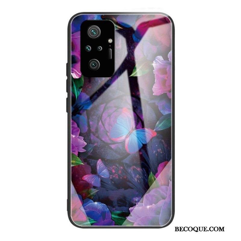 Kuori Xiaomi Redmi Note 10 Pro Butterflies Variation Karkaistu Lasi