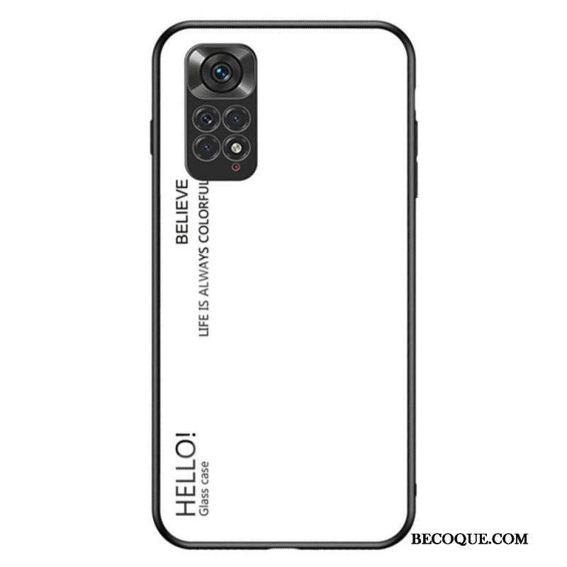 Kuori Xiaomi Redmi Note 11 / 11S Karkaistu Lasi Hello