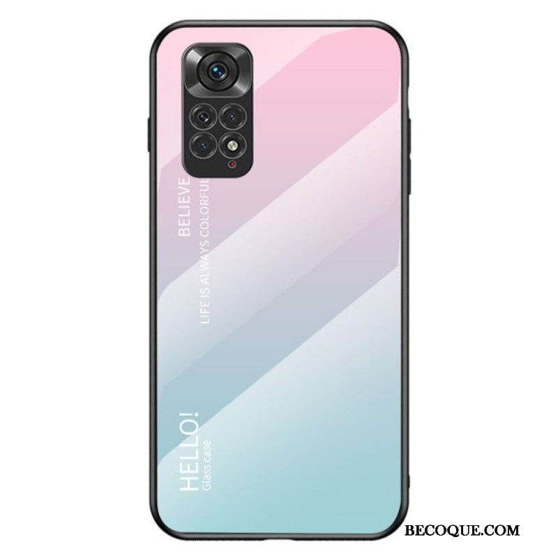 Kuori Xiaomi Redmi Note 11 / 11S Karkaistu Lasi Hello