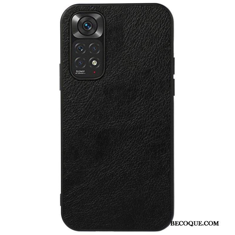 Kuori Xiaomi Redmi Note 11 / 11S Litsi Tekonahkaa